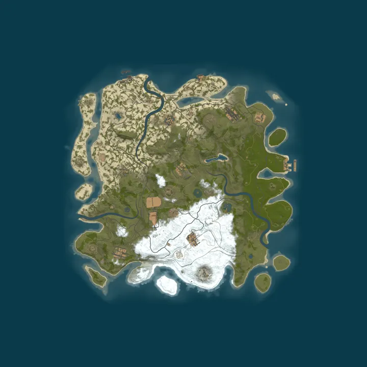 Map of 404 RUST SOLO/DUO/TRIO | ПТ | ДЛЯ НОВИЧКОВ 02.10
