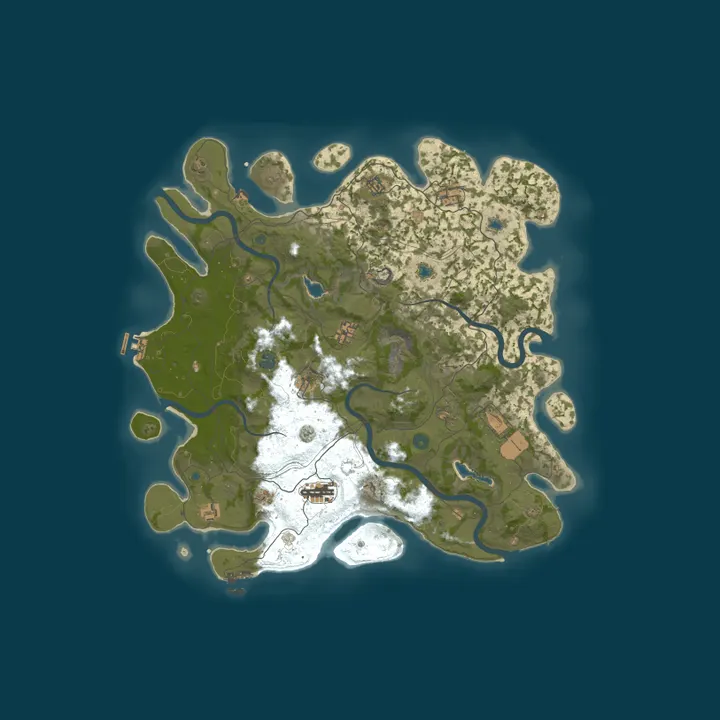 Map of #1 [PVE] DevilRust X3 | MoreEvents | RB | Eco | TP | NPC |...