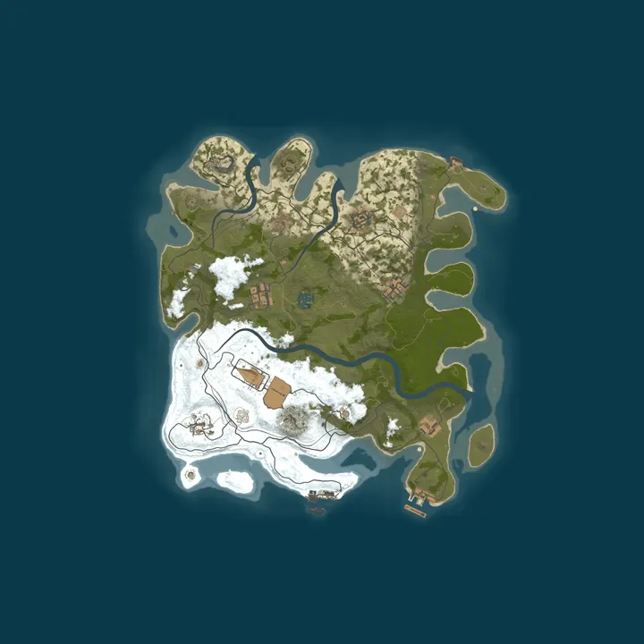 Map of RUST RAID REVENGE |X1.5/X3|СУДНЫЙ ЧАС|SKINS|02.10