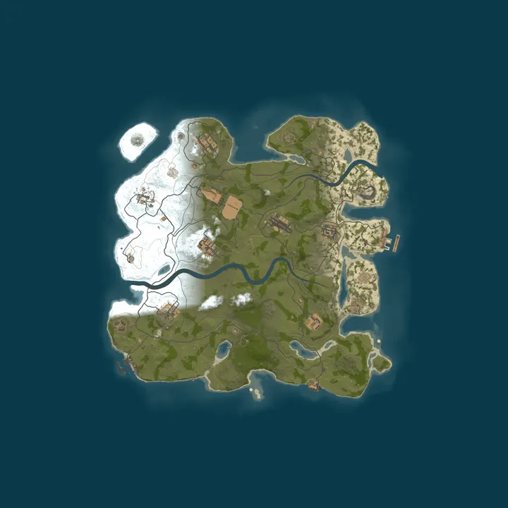 Map of #2 RUST RAID REVENGE I X2 I КЛАССИКА I