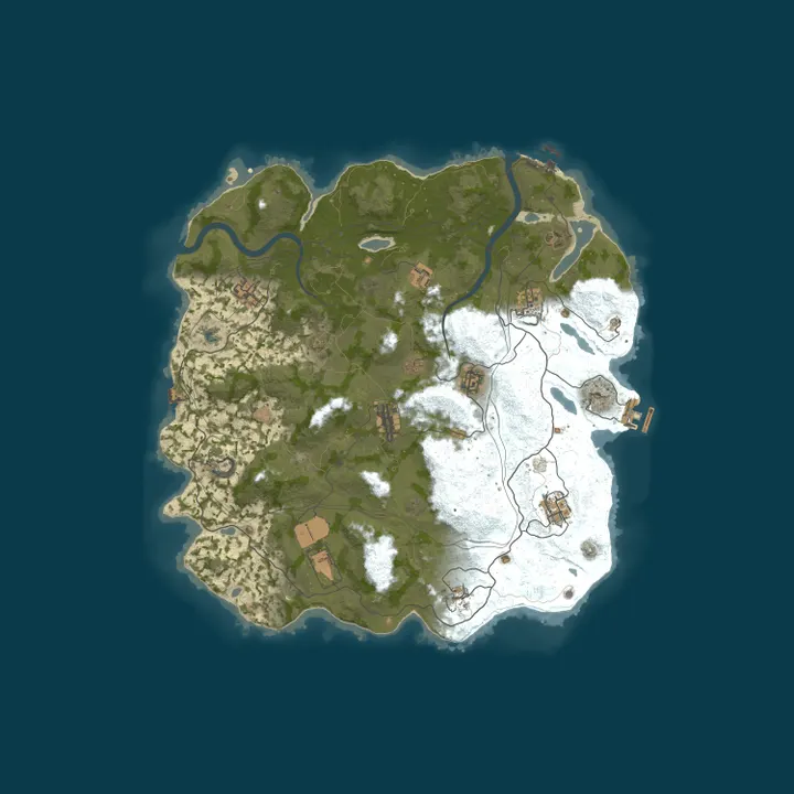 Map of EU RENEGADE 2x Monthly Low | 50% Upkeep | No BP Wipe | Noob Fri