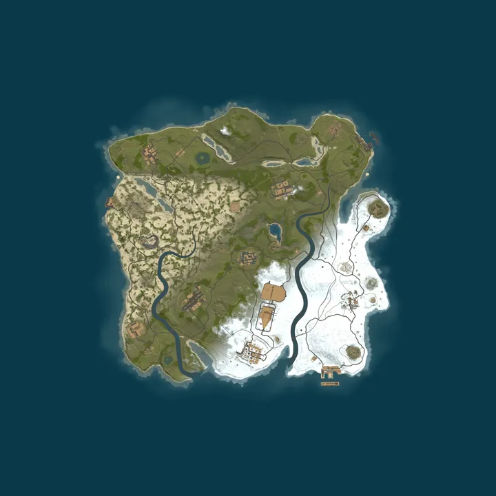 Map of [EU] TideRust - Solo/Duo | Monthly |No BP Wipes 10/01 01.10