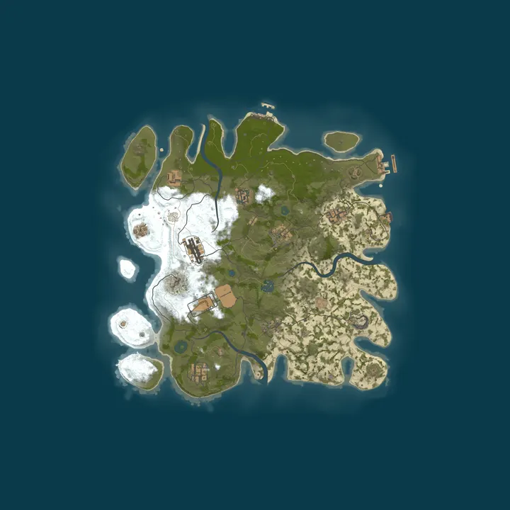 Map of TOG Test SERV