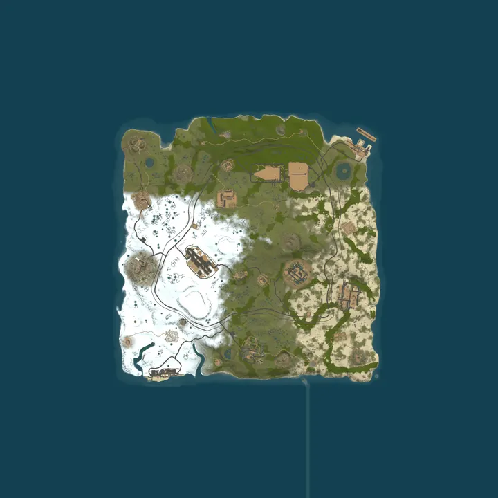 Map of BotWorld PVE AI Player70 Live Bots 5X