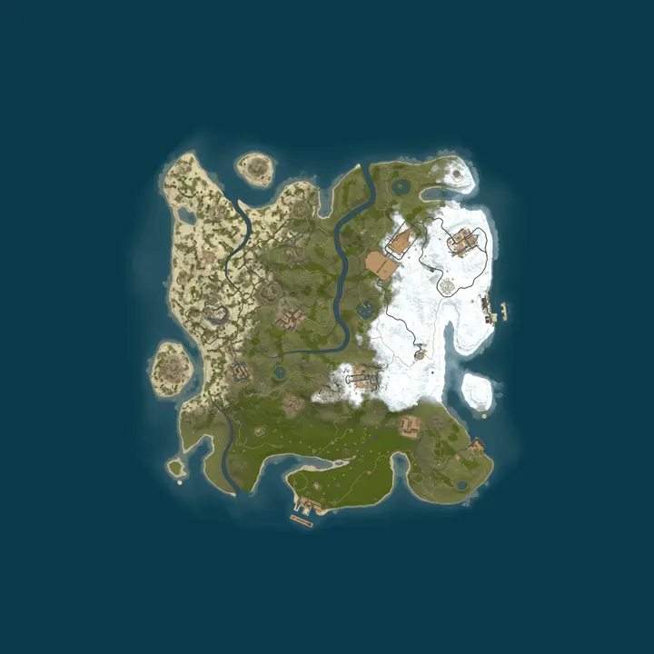 Map of [EU] RUSTONIA | JUST WIPED! | 2X MONTHLY | MAX 4 | VANILLA+