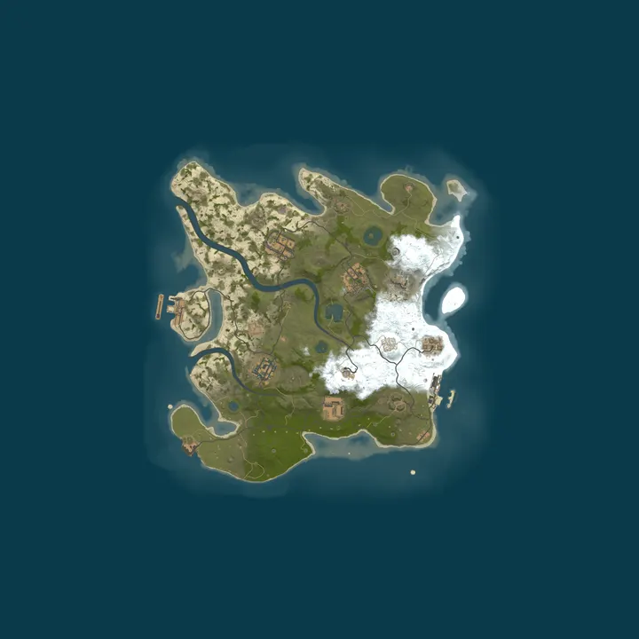 Map of A Rust Server