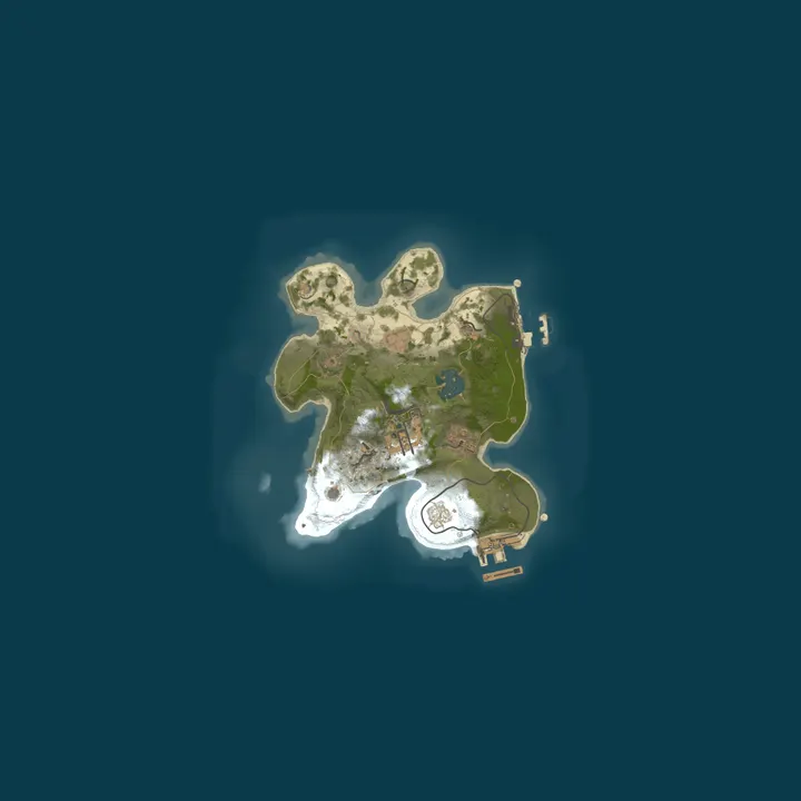 Map of Xtreme Rust I 1x I Solo/Duo I Weekly Vanilla