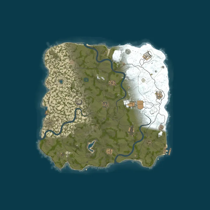 Map of WEREWOLF GAMING.CO 5x Solo/Duo/Trio LARGE|TP|Share BPs|Lootx5|