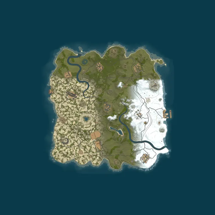 Map of WEREWOLF GAMING.CO 5x NO BPs |Loot x5|TP|Homes|Kits|JUST WIPED