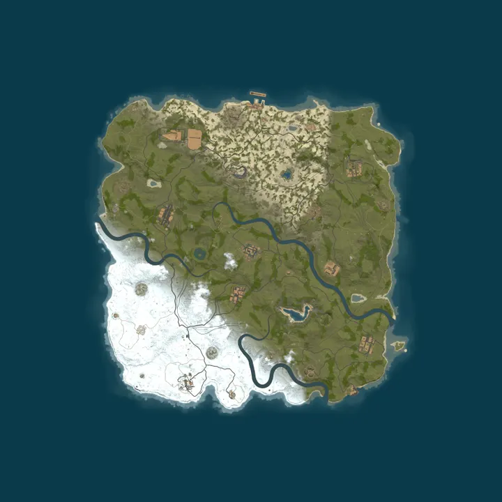 Map of WEREWOLF GAMING.CO 5x Solo/Duo LARGE|Lootx5|TP|Home|Kits|WIPED