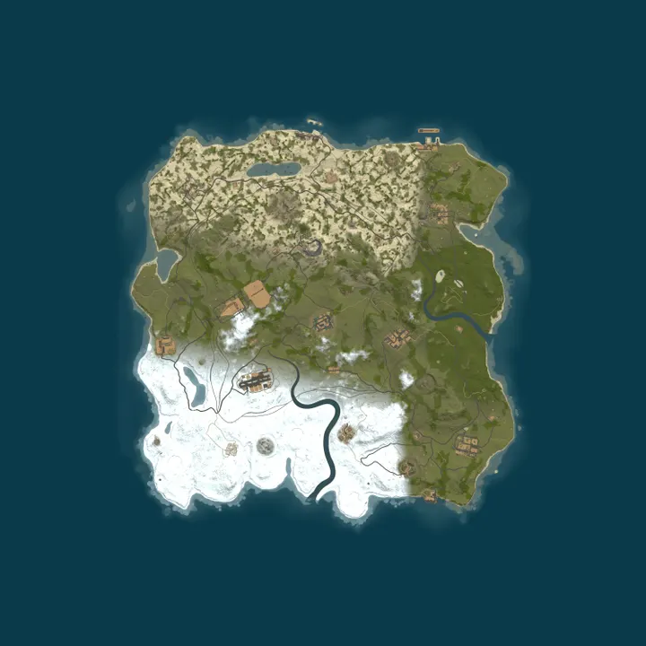 Map of WARBANDITS.GG EU 3X |Solo/Duo/Trio/Quad/Max5|LootX3| JUST WIPED