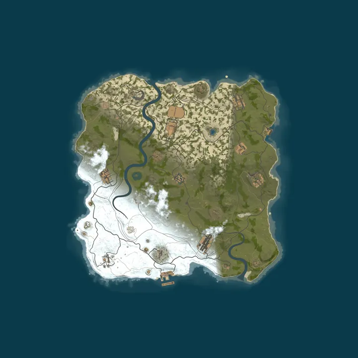 Map of WEREWOLF GAMING.CO 3x Solo/Duo/Trio/Quad|Lootx3|Share BPs|WIPED