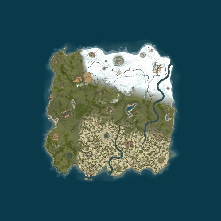 Map of WEREWOLF GAMING.CO 3x Solo/Duo/Trio|Loot x3|Share BPs| WIPED