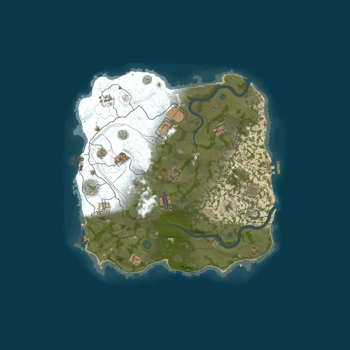 Map of WEREWOLF GAMING.CO 3x Solo/Duo Weekly Fridays|Loot x3|Share BPs