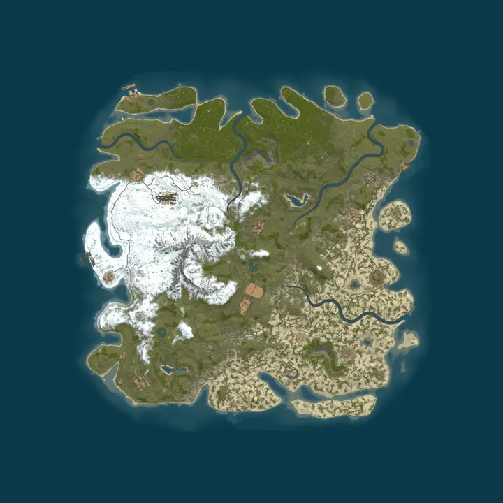 Map of Jambles Rust Server