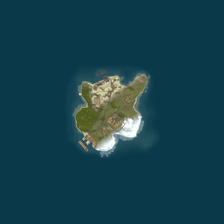 Map of [US] LunaRust x1000000 | Battlefield|Loadout|Kits|PVP