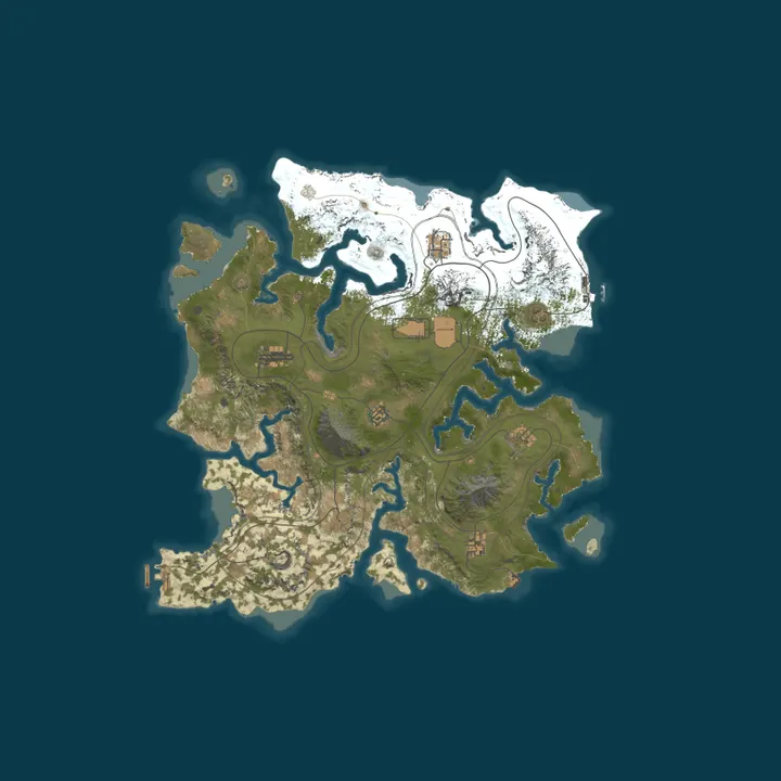 Map of {PVE} Brad's Place |Skills & XP| Events| Quests