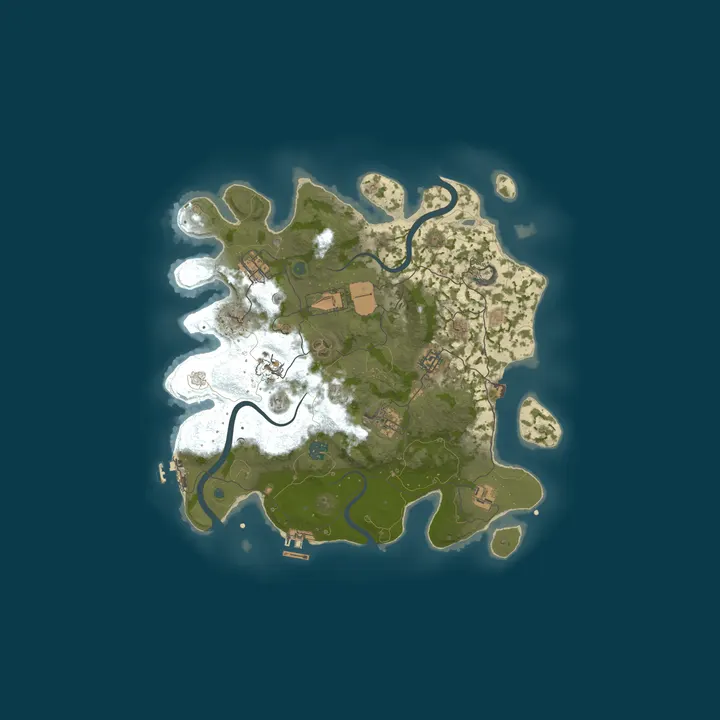 Map of LEE Rust Server
