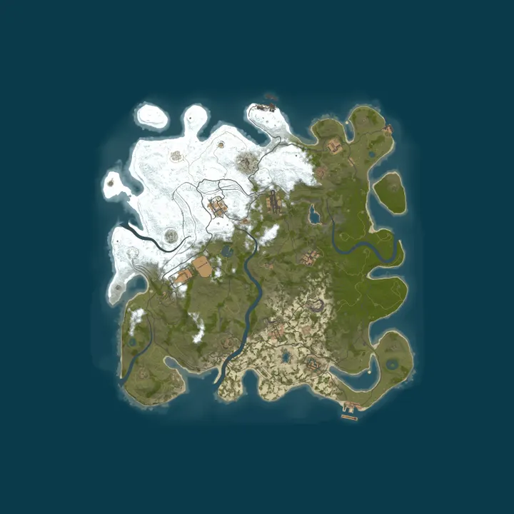 Map of Fins test server