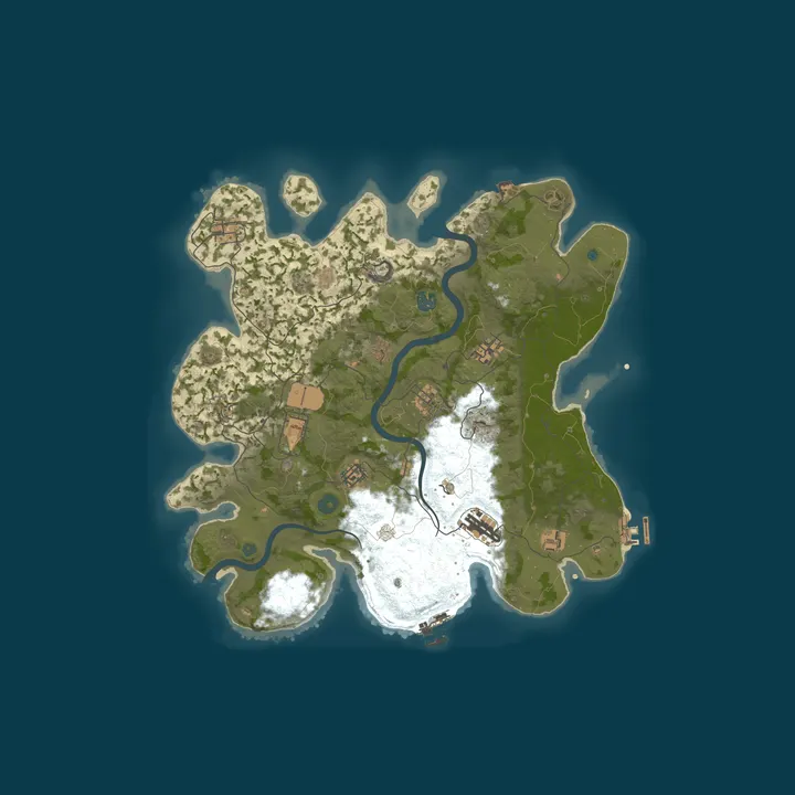 Map of Pretty Little Raiders | 2x | Monthly | Solo - Duo | UK