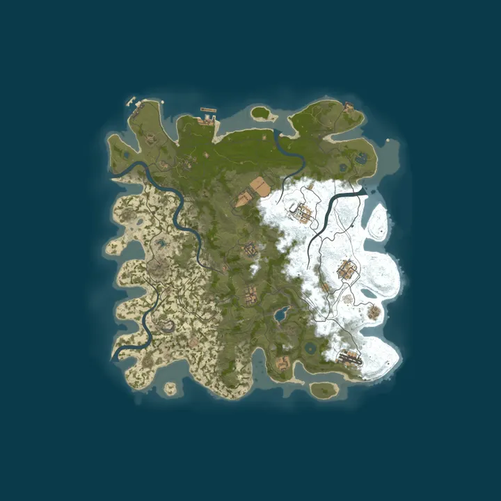 Map of OUTPOST 2x Monthly |Solo/Duo/Trio/Quad| Just Wiped #2