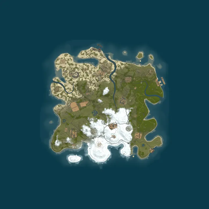 Map of [RU] SOLAR RUST x2 Новичкам СЮДА! | Wipe 02.10 |