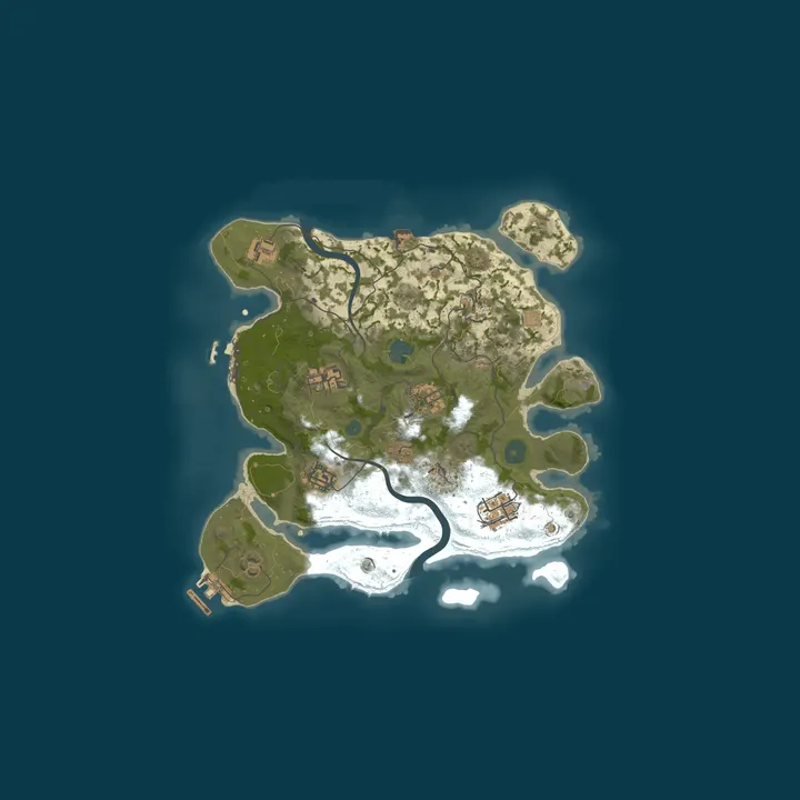 Map of RedBull RUST X2 CLANS