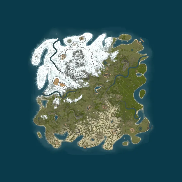 Map of Rust Horizon