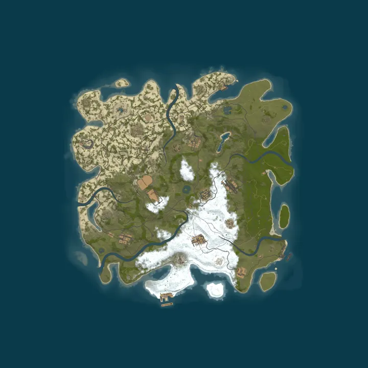 Map of Тушёнка - Культурный сервер (solo/duo)