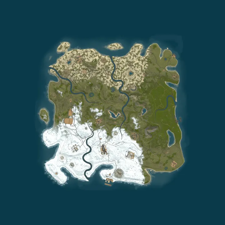 Map of Rust by G-Portal.com