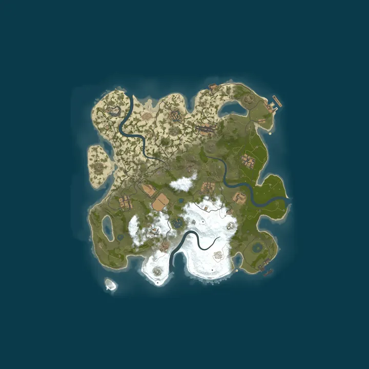Map of SisuRust 10x|Casual|Raid Protection|Kits|Weekly