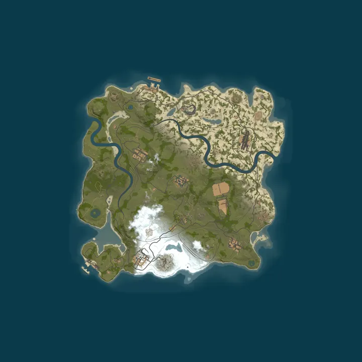 Map of ⦿ ICEFUSE 2X Duo (Solo/Duo|Loot x2|WIPED)