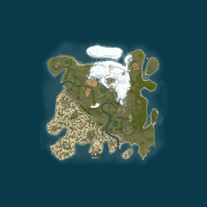 Map of Sunny Sandbox