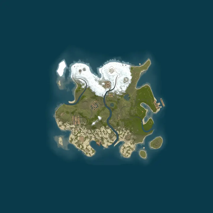 Map of Rust Server