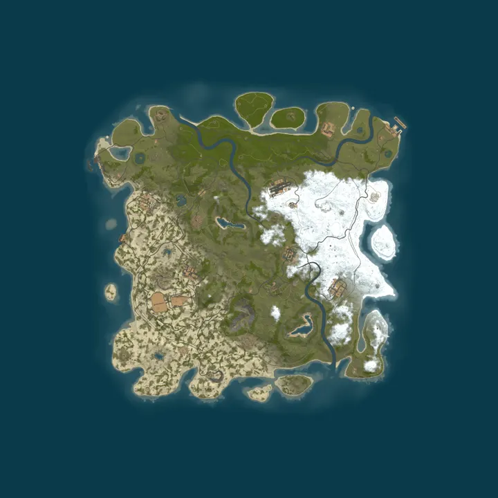 Map of Pengu Rust | EU | Linux