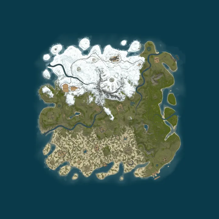 Map of Big Modo Island
