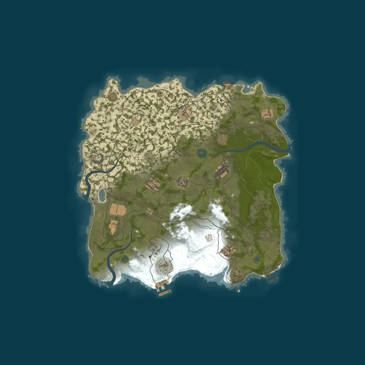 Map of RustVikings | Solo/Duo | Mondays | FULLWIPE 05/10 17:00CEST