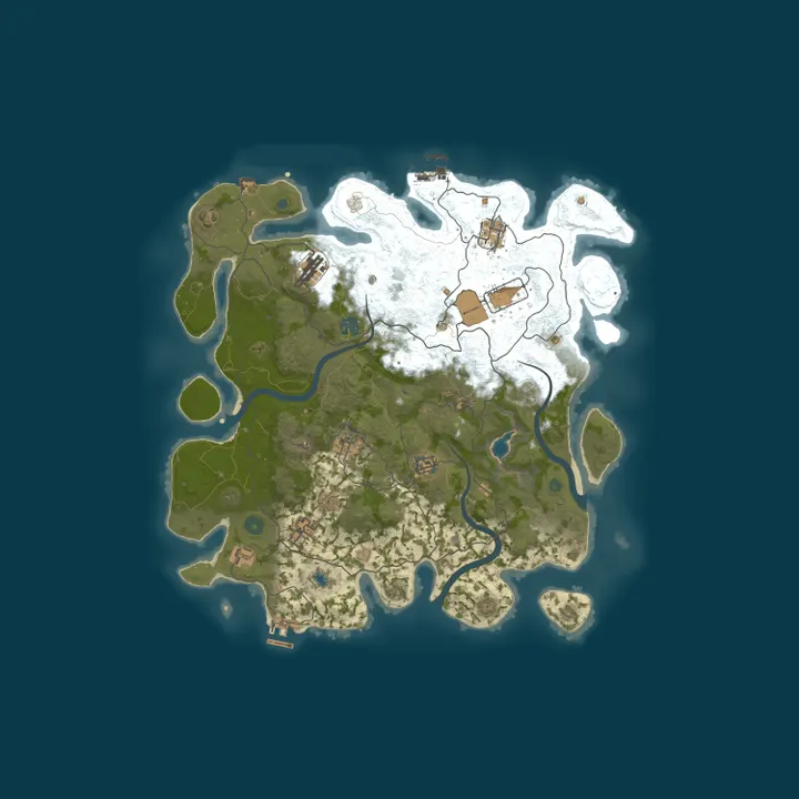 Map of DEDRUST X5 | Solo/Duo/Trio | TP | KITS