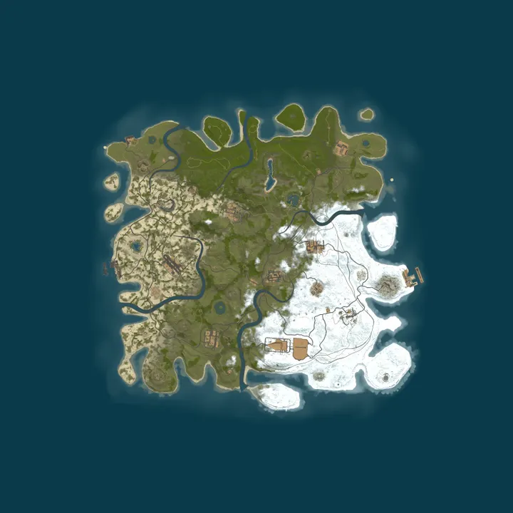 Map of 666 RUST /ДЛЯ НОВИЧКОВ /EU MAIN 03.10