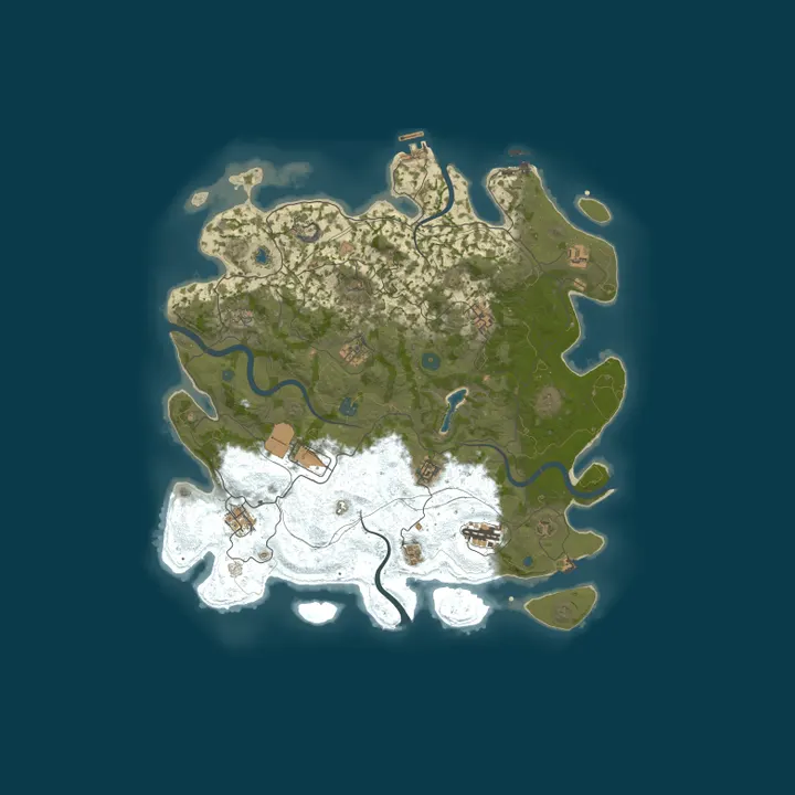 Map of 666 RUST /ДЛЯ НОВИЧКОВ /РОССИЙСКИЙ 04.10