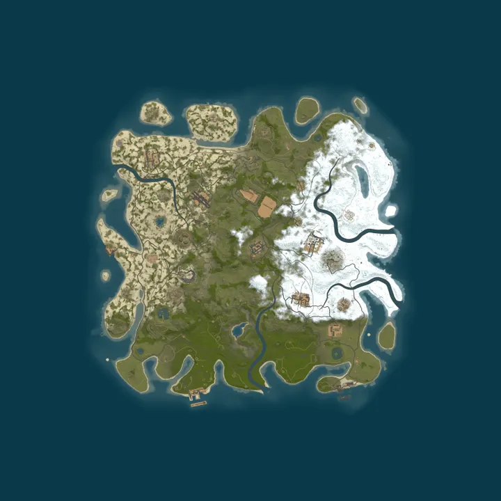 Map of [10/1] BCR Lite PvE | 4x | No Kill | Raid Bases | Noob Friendly