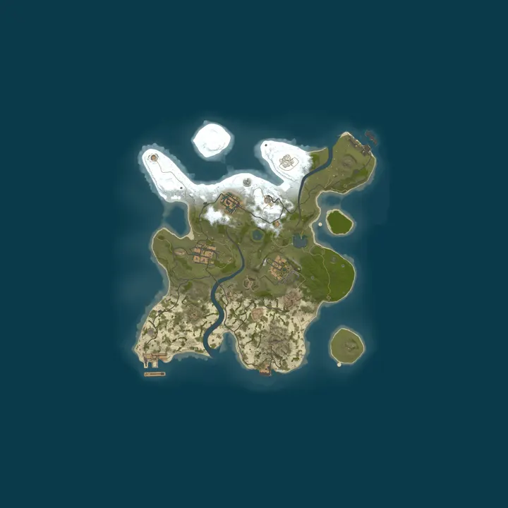 Map of BotWorld II ZoneWar