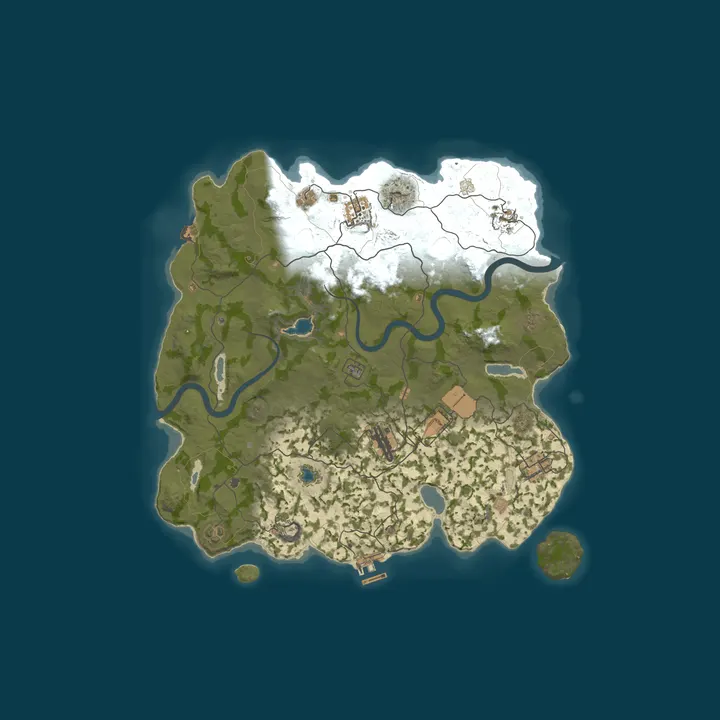 Map of MOSCOW RUST MAX 3 | X5 | LOOT+