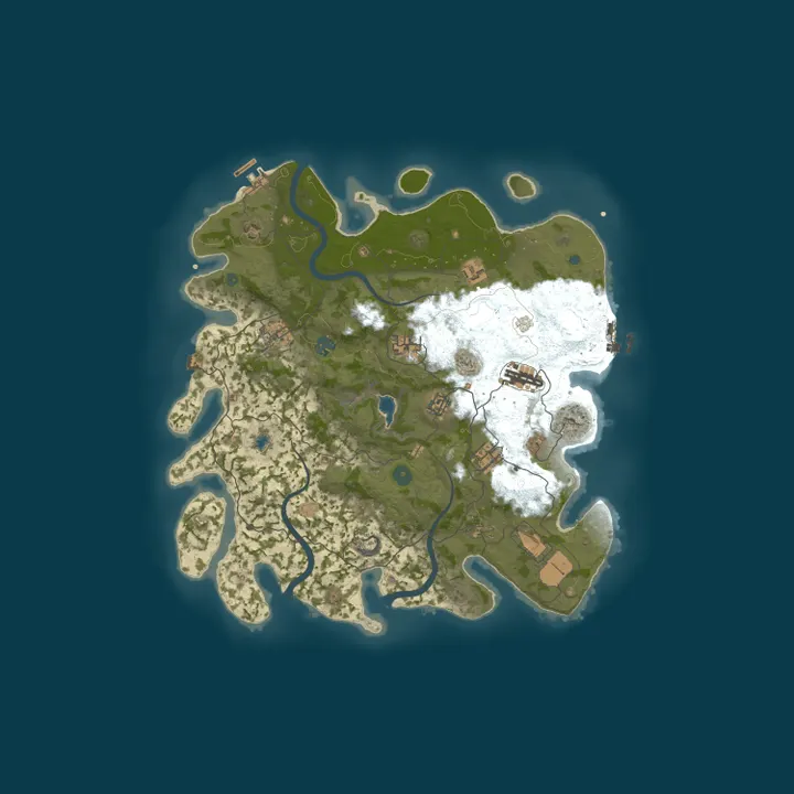 Map of 可爱-1000倍PVE-不掉-突袭-养殖-僵尸-无限耐久