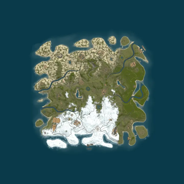 Map of 【剑鱼PVE】原倍|仿官|突袭|技能|死亡不掉落