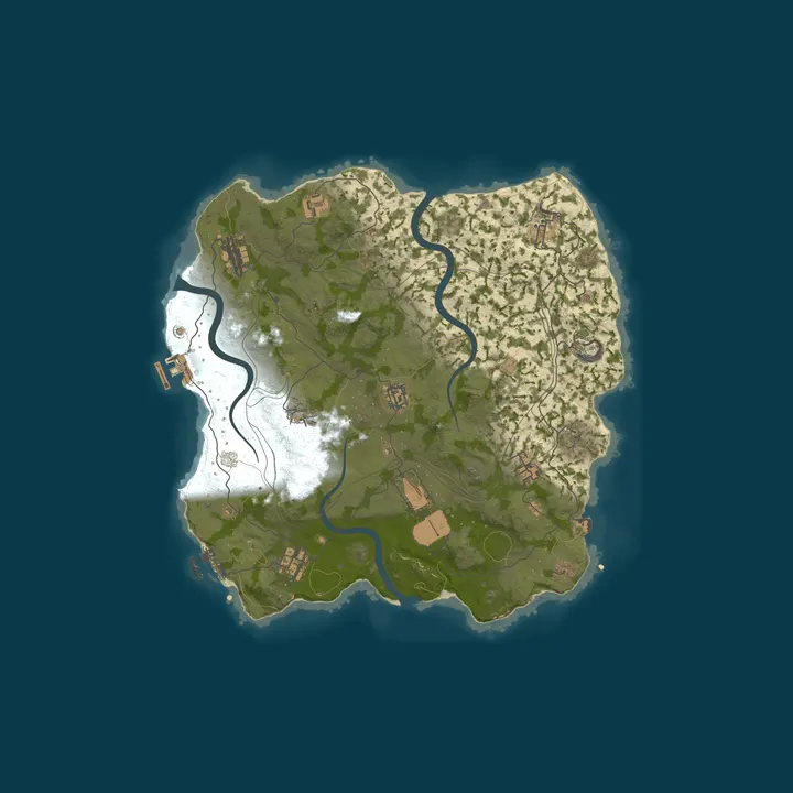 Map of TemplarGaming EU 10x Swift Solo/Duo Loot++|PvP|MyMini|SkinBox|x
