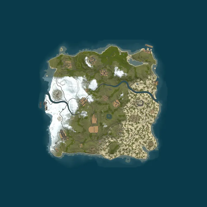 Map of [LATAM] PandaRust Vanilla | Stats | Bisemanal | FORCE 1/10 17hs