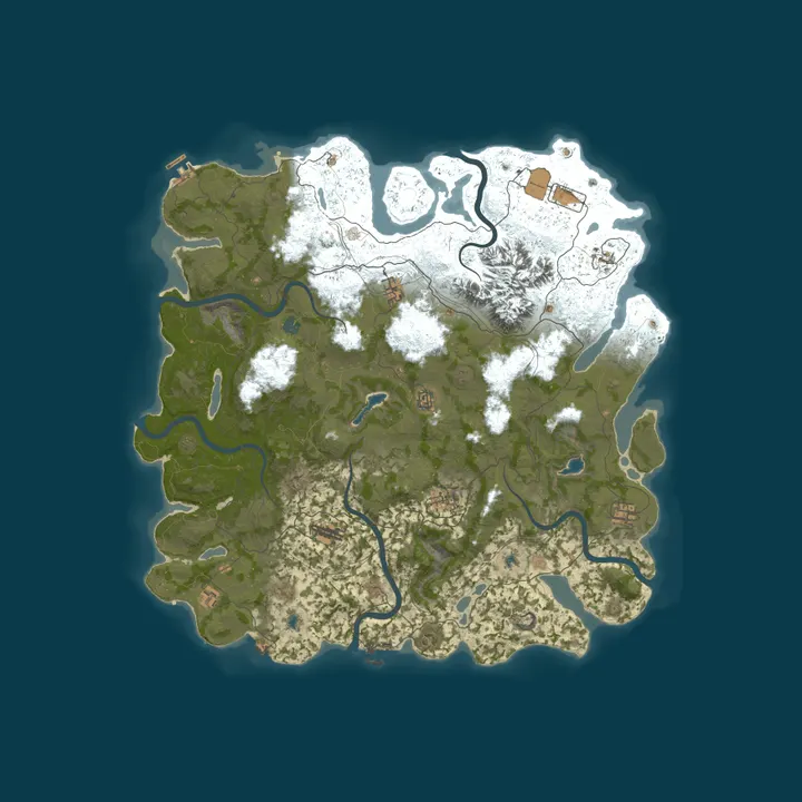 Map of RustLands | Monthly Large | No BP Wipe | NOOB FRIENDLY