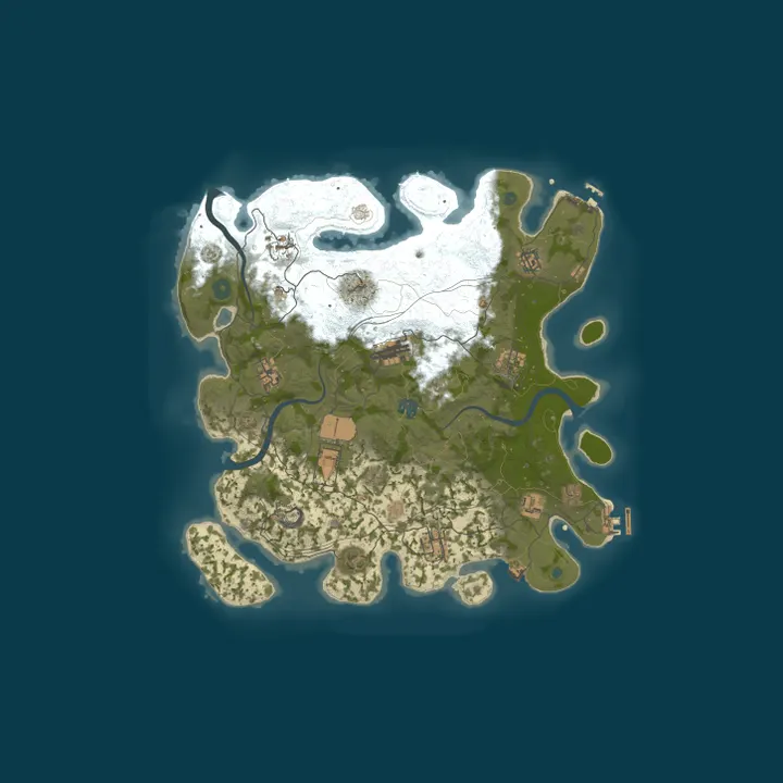 Map of VandalRust|JP/KR/SEA|2X|Raid Hours|初心者歓迎|金曜日