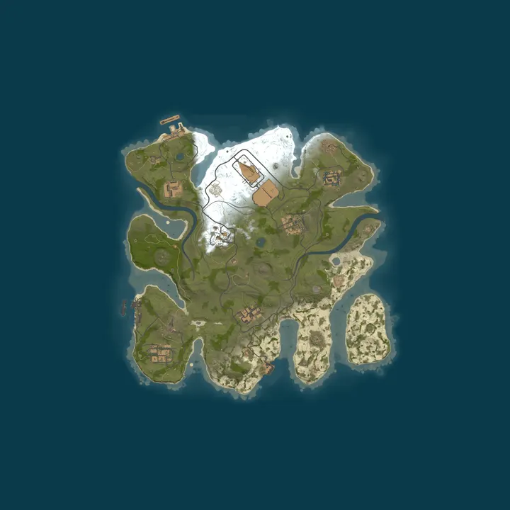 Map of [FR] RUST-PACIFIC | RAID TIME | SOLO/DUO/TRIO/QUAD